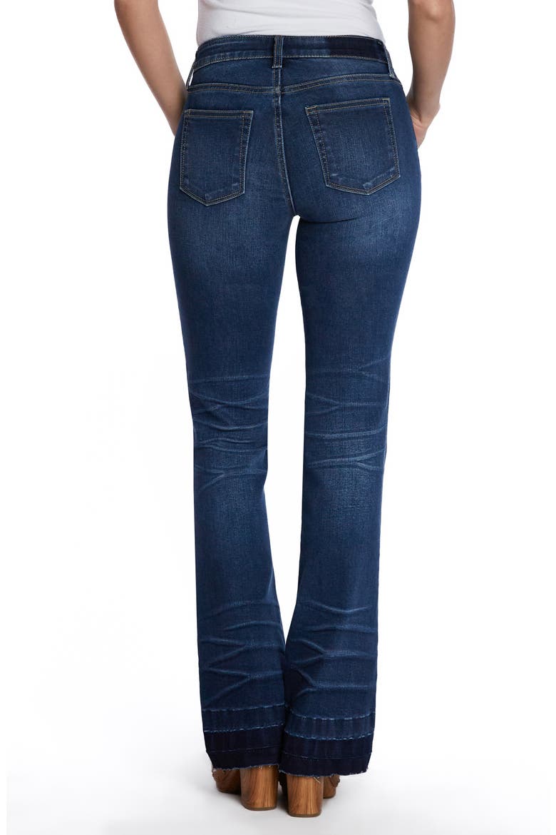 Release Hem Flare Jeans, Alternate, color, COOL BLUE