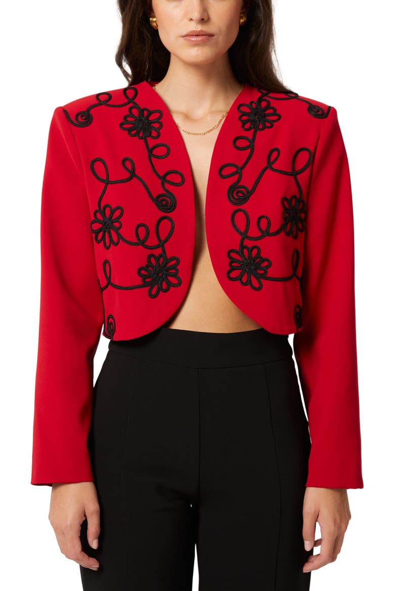 Rosalia Jacket, Alternate, color, Red