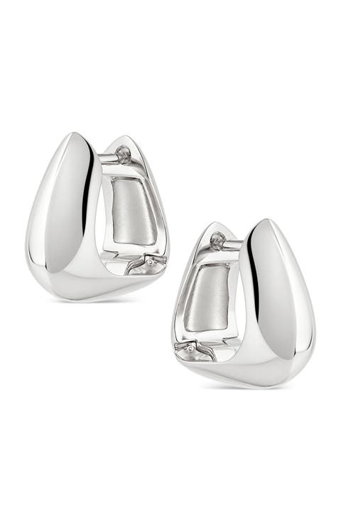Luna Teardrop Hoop Earrings