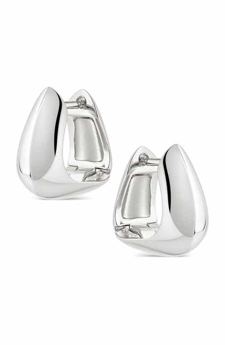 Luna Teardrop Hoop Earrings