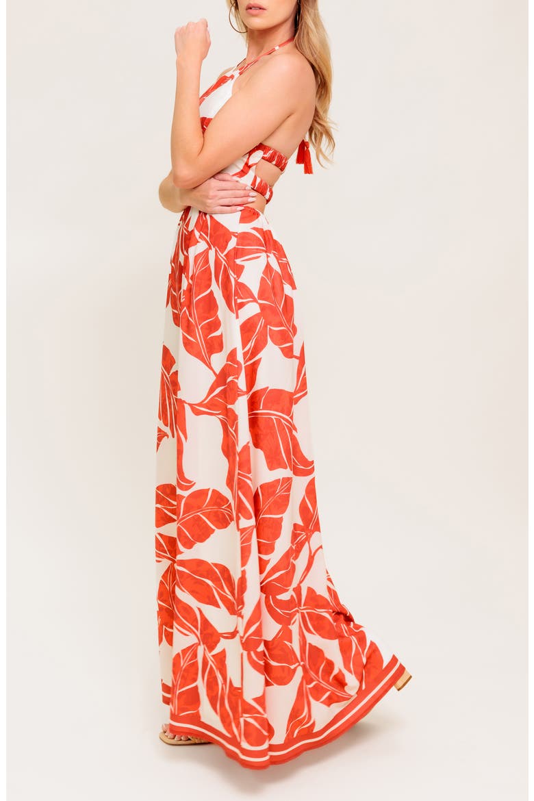 FLYING TOMATO Halter Maxi Dress (Women) | Nordstromrack