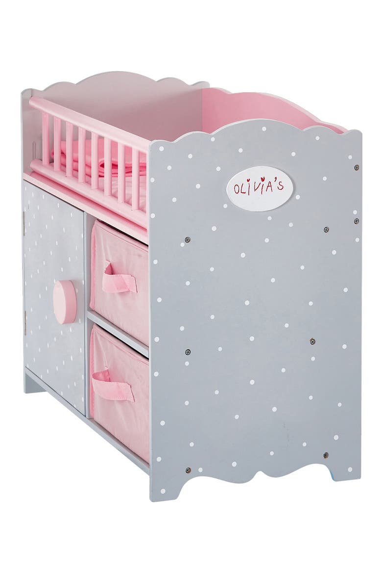 Olivia's Little World Polka Dot Baby Doll Crib, Alternate, color, ASSORTED