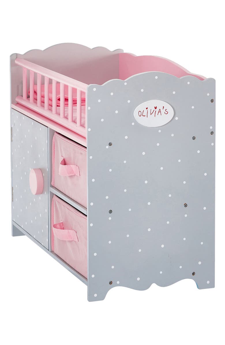 Teamson Kids Olivia's Little World Polka Dot Baby Doll Crib, Alternate, color, Assorted