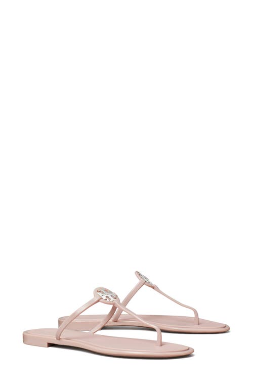 Tory Burch Mini Miller Jelly Thong Sandal In Pink