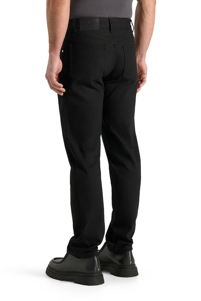 Relaxed Straight Leg Jeans, Alternate, color, Black