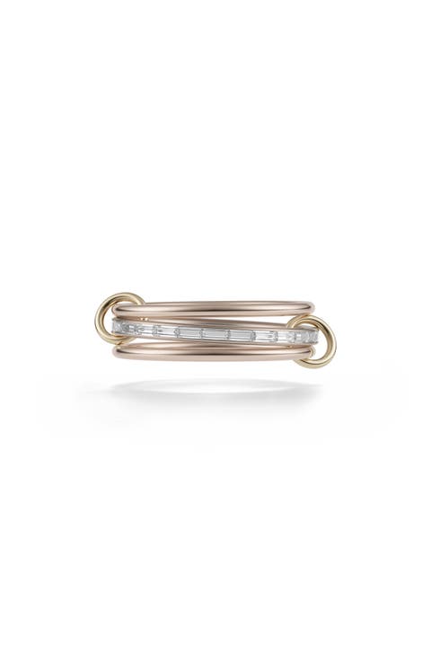 Rhea Diamond Linked Ring