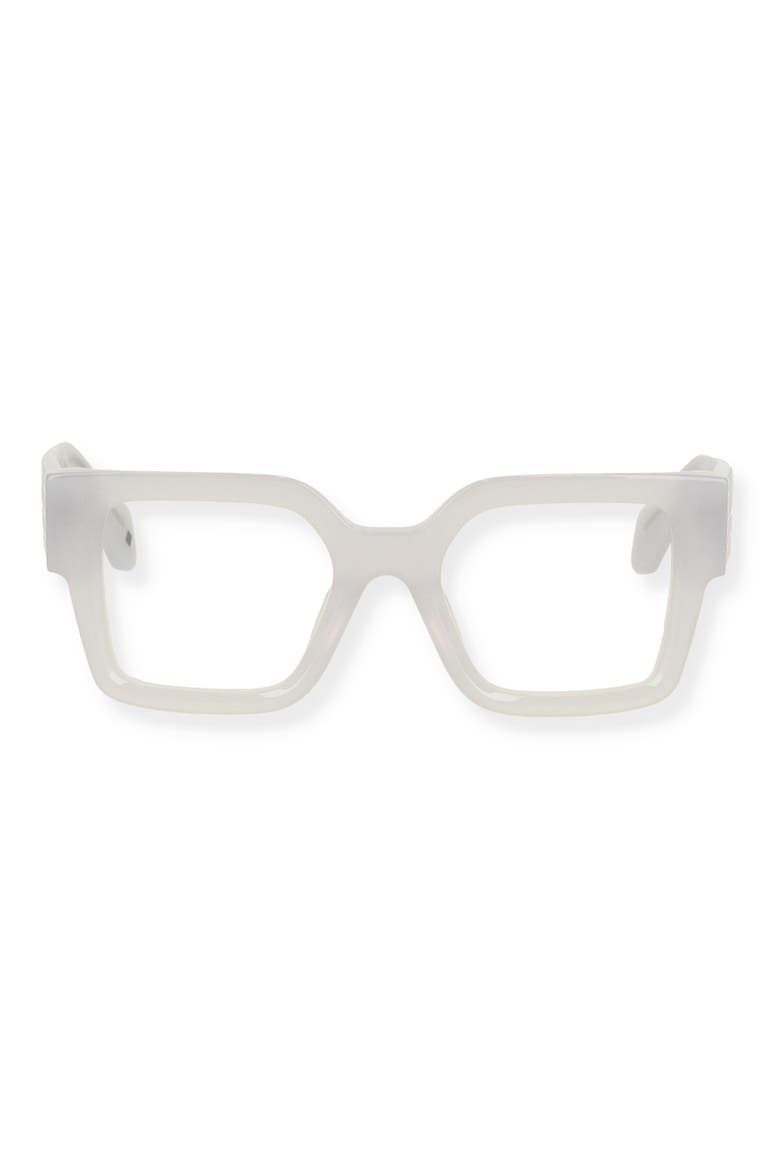 50mm Square Optical Frames, Main, color, LIGHT GREY