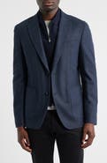 BOSS Hutson Slim Fit Wool Blend Bib Jacket
