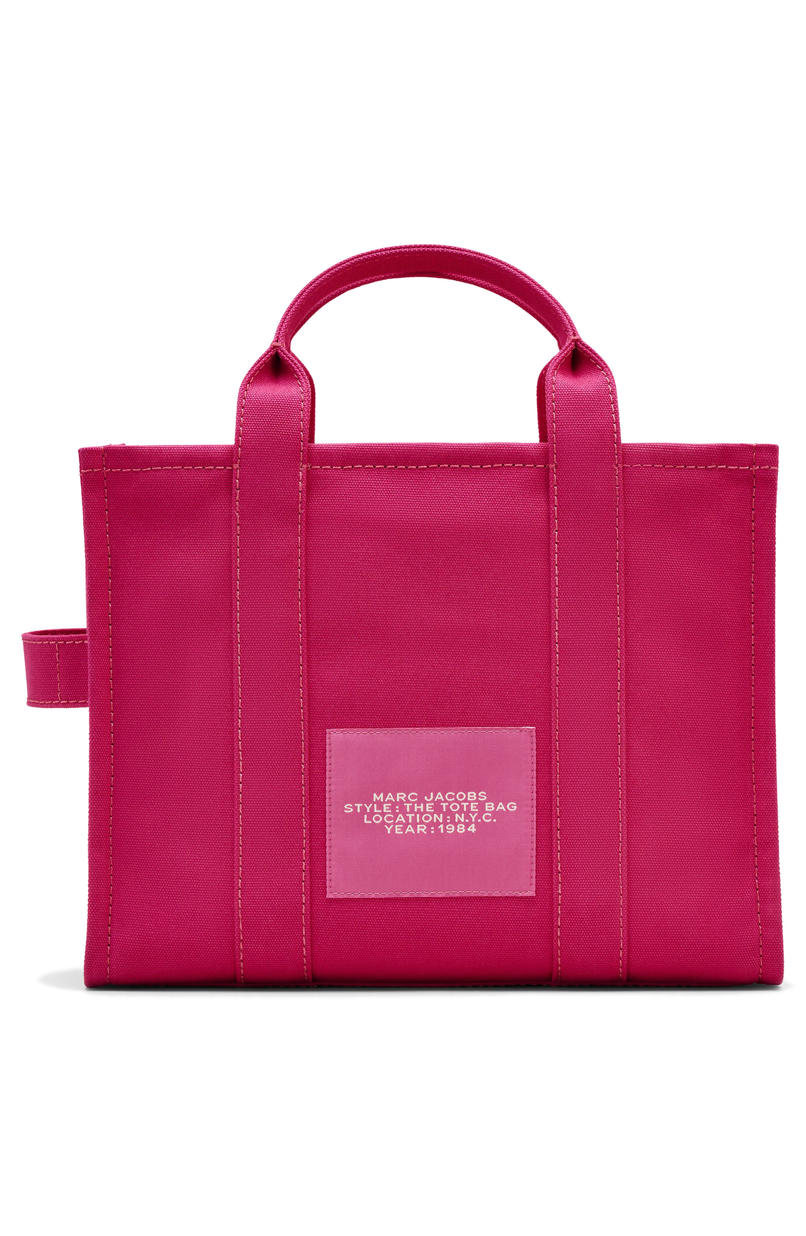 The Canvas Medium Tote Bag, Alternate, color, RASPBERRY PINK