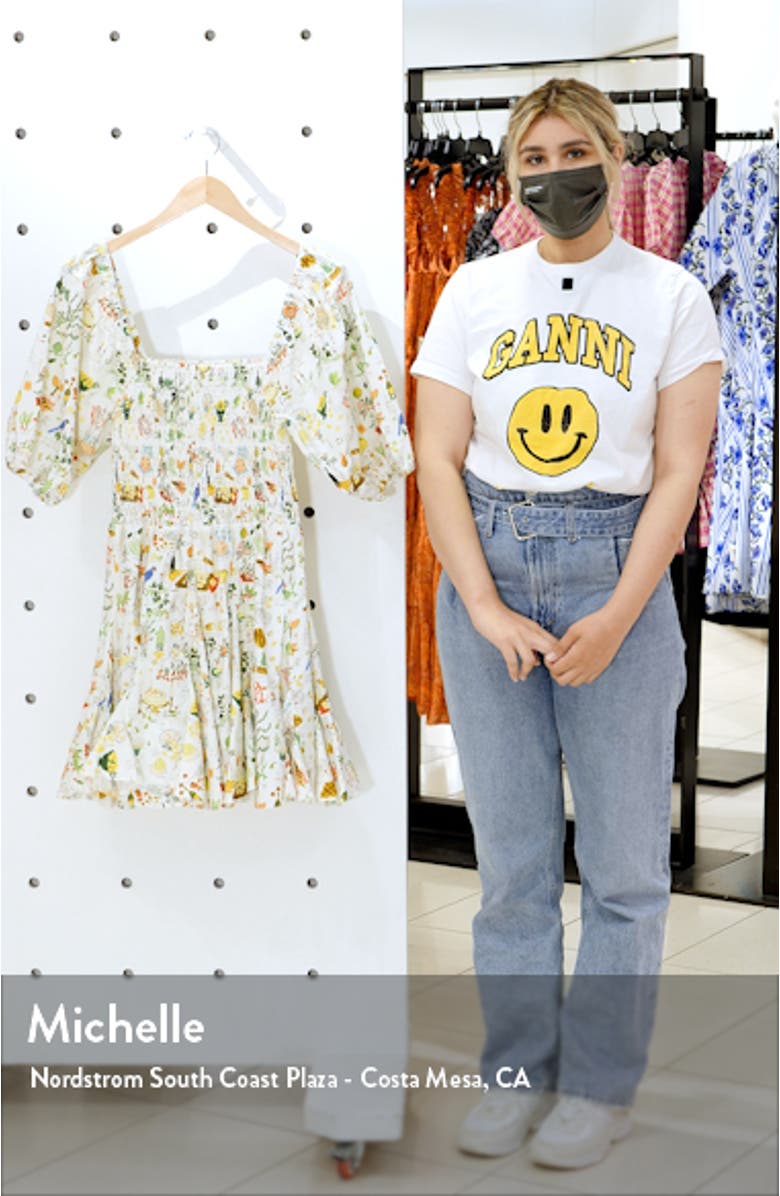 Astrid Print Dress, sales video thumbnail