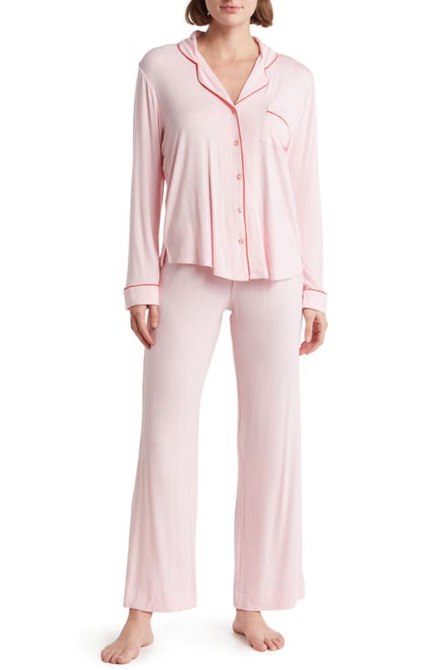 Tranquility Long Sleeve Shirt & Pants Two-Piece Pajama Set