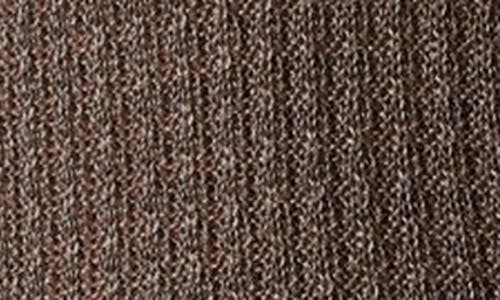 Guess Shimmer Knit Keyhole Neck Sleeveless Sweater In Brown