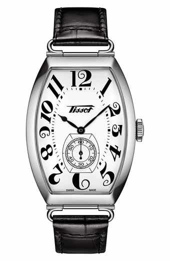 Tissot Heritage Porto Leather Strap Watch, 42.5mm x 31mm