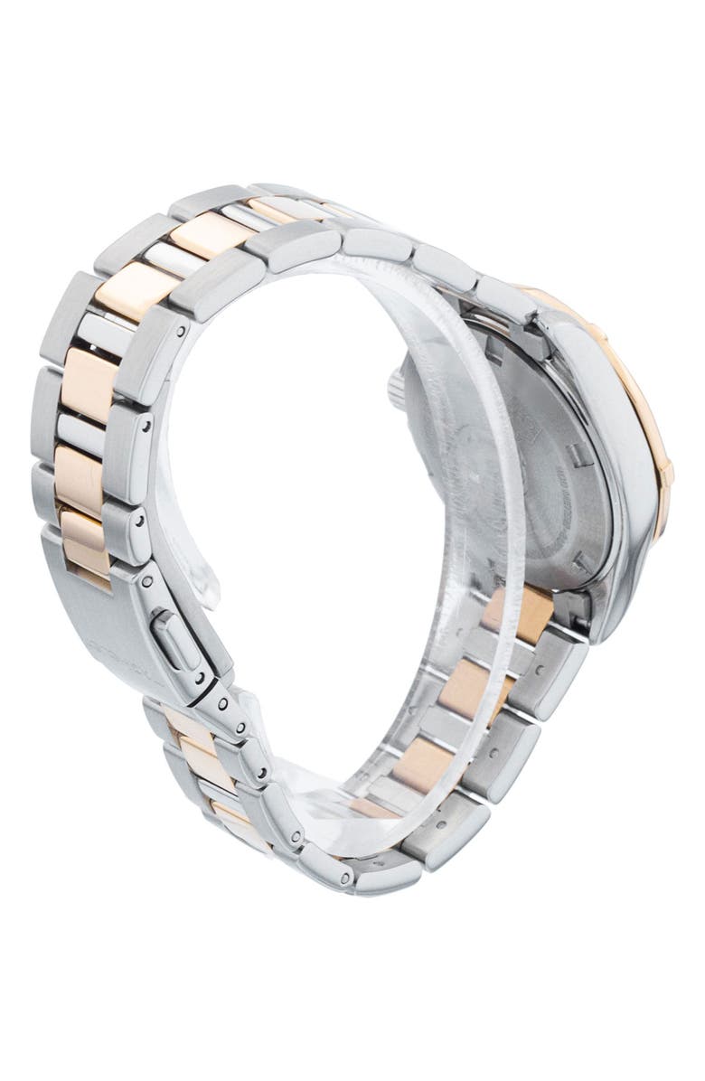 Watchfinder & Co. Tag Heuer Preowned 2019 Aquaracer Diamond Two-Tone Bracelet Watch, 27mm, Alternate, color, White