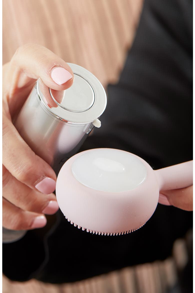 Clean Pro White Jade Facial Cleansing & Massaging Device, Alternate, color, CHERRY BLOSSOM PINK