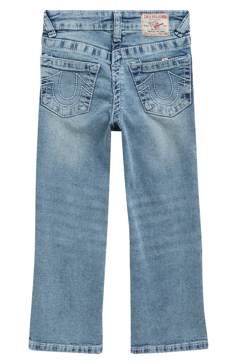 True Religion Kids' Core Ricky Straight Leg Jeans, Alternate, color, Boblu