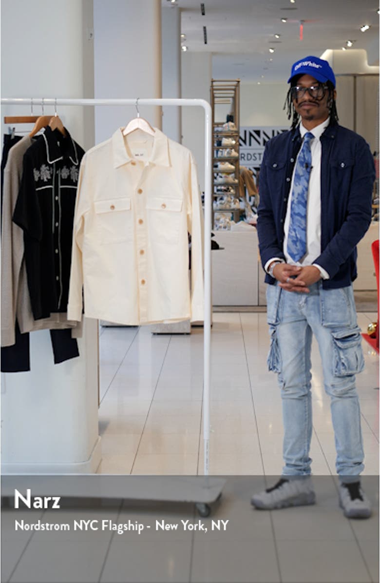 Roger Organic Cotton Shirt Jacket, sales video thumbnail