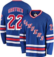 FANATICS Men's Fanatics Branded Mike Gartner Blue New York Rangers Premier Breakaway Retired Player Jersey