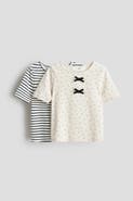 H&M 2-pack Ribbed Cotton Tops
