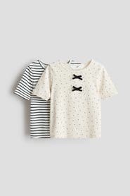 H&M 2-pack Ribbed Cotton Tops