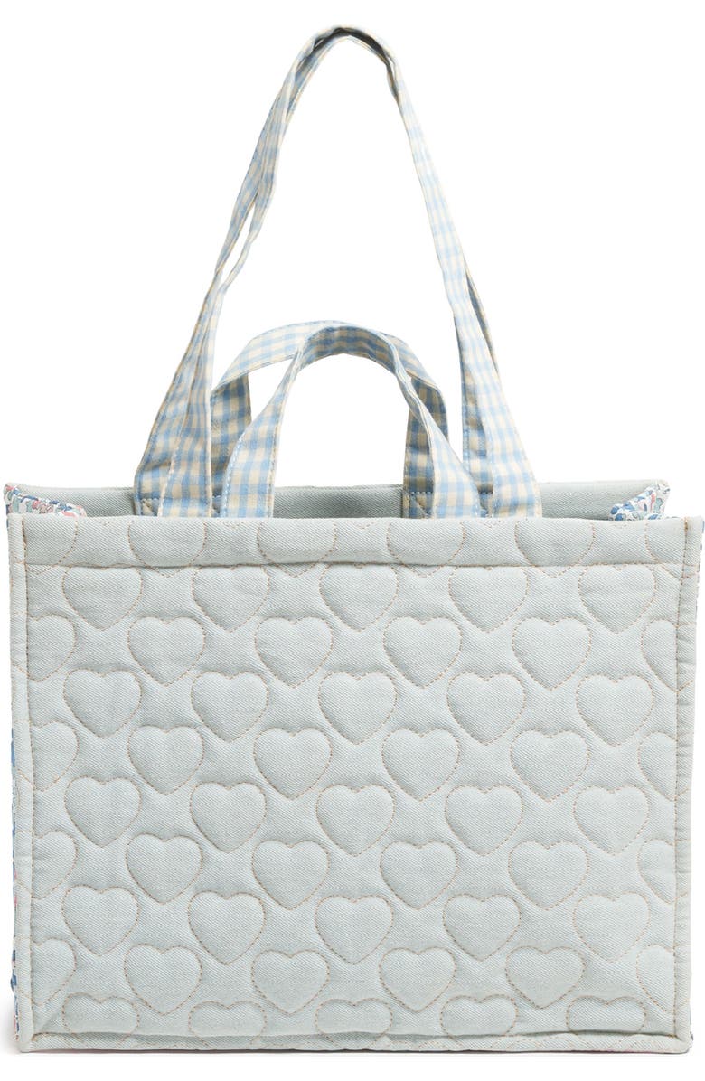 Stoney Clover Lane x Liberty Quilted Cotton Open Tote, Main, color, Michelle