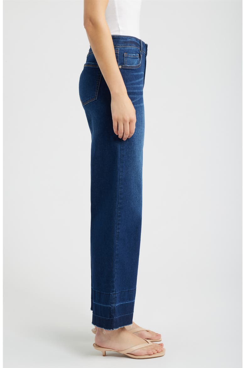 Mid Rise Slim Wide Leg Jeans, Alternate, color, GROVE