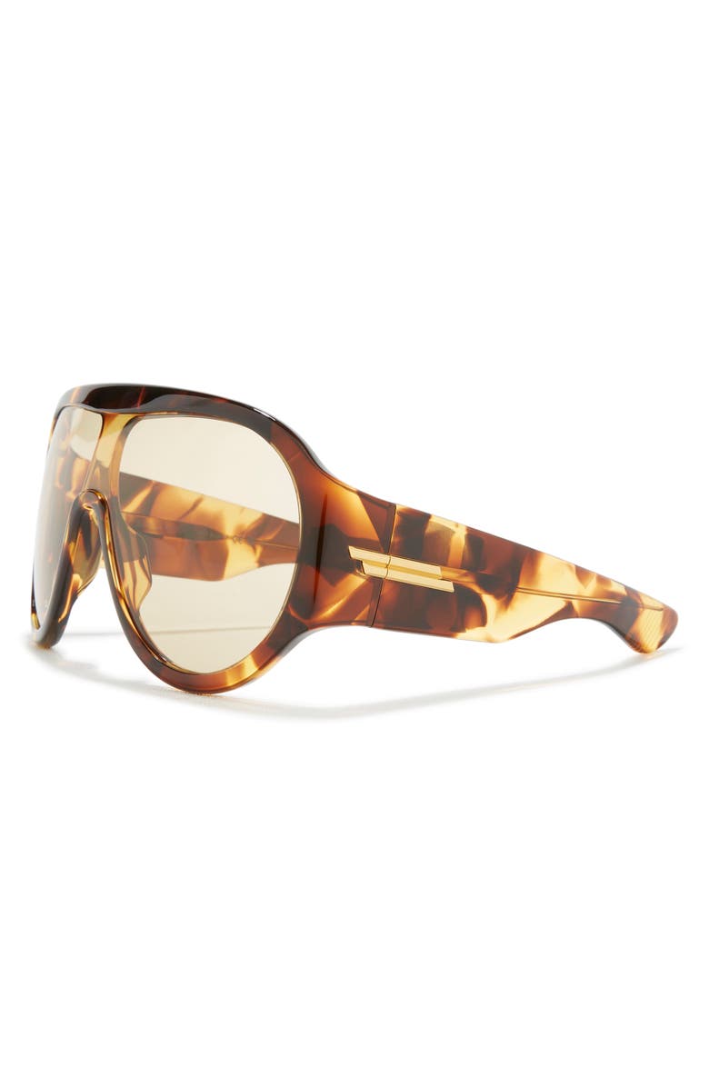 Bottega Veneta 99mm Shield Sunglasses, Alternate, color,