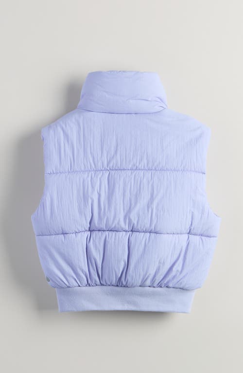 Zella Girl Kids' Layer Up Puffy Vest In Blue