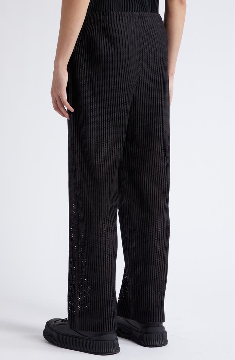 Homme Plissé Issey Miyake Outer Pleated Mesh Pants, Alternate, color, 