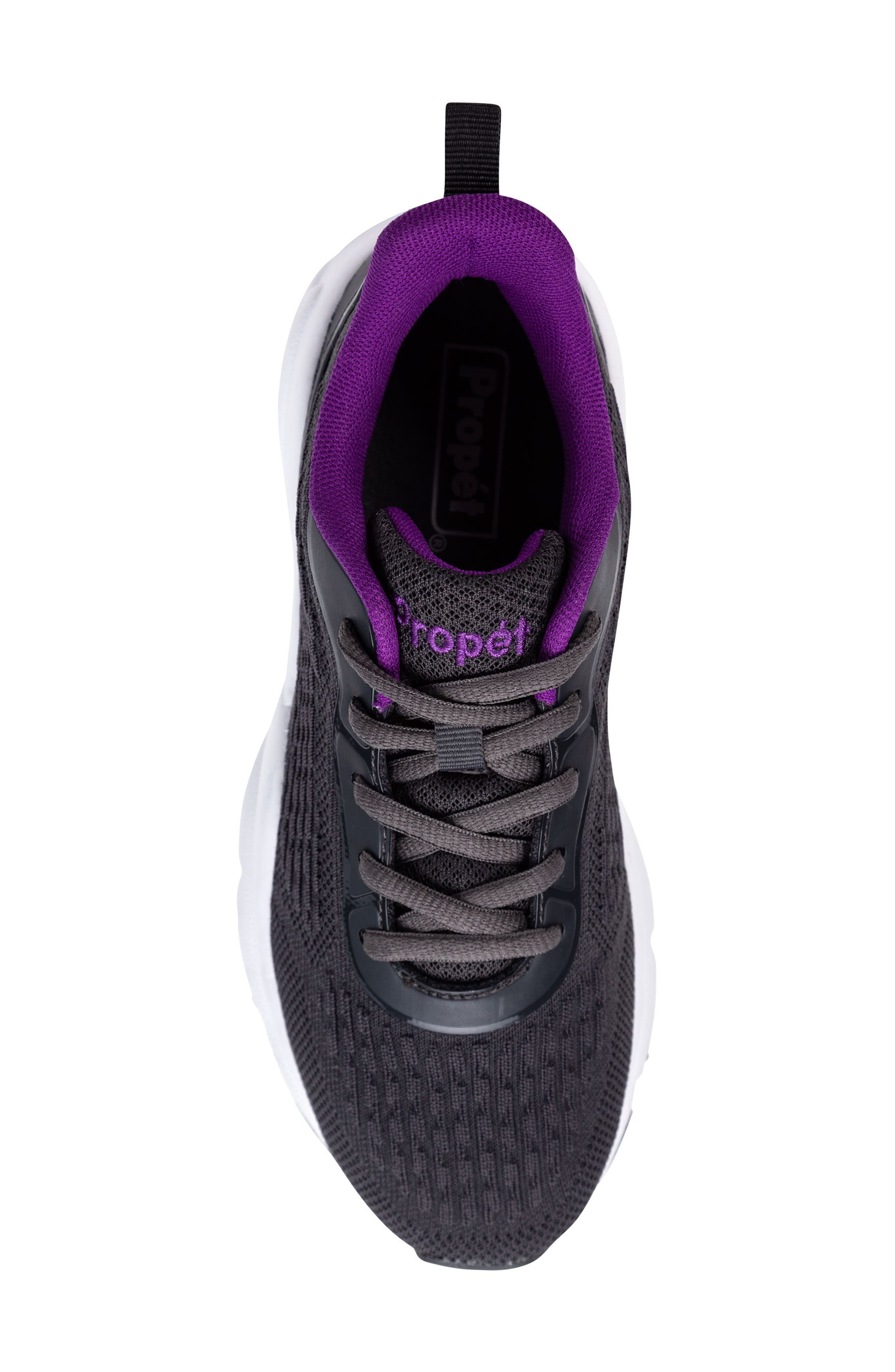 Propét Stability Strive Sneaker, Alternate, color, Grey/ Purple Fabric