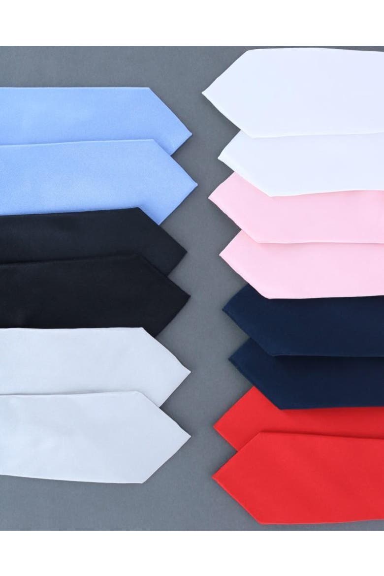 Sutton Solid Color Silk Necktie, Alternate, color, Ivory