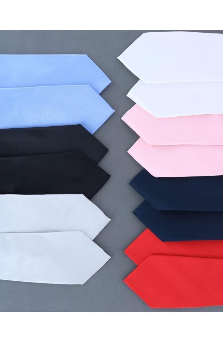 Trafalgar Sutton Solid Color Silk Necktie, Alternate, color, Ivory