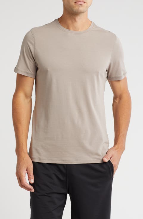 Stone Washed Stretch Pima Cotton T-Shirt
