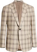 Giorgio Armani Check Wool & Cashmere Sport Coat