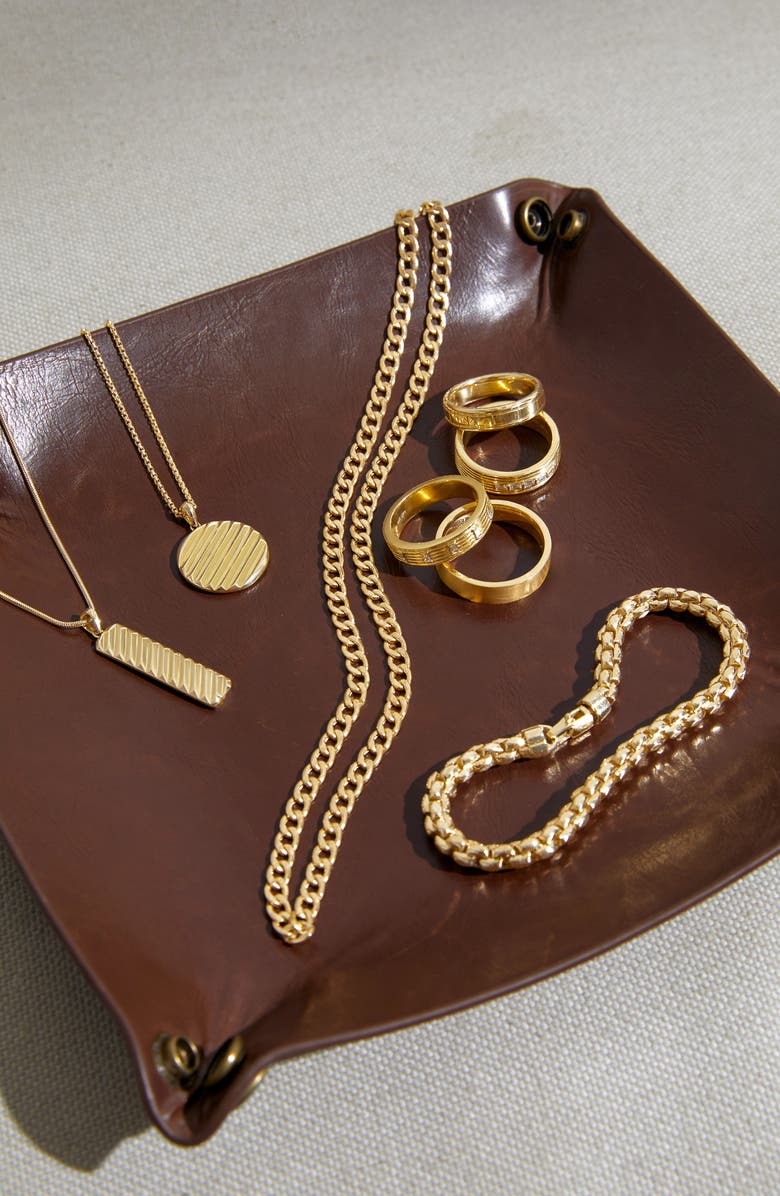 Bony Levy Men's 14k Gold Bar Pendant, Alternate, color, 14K Yellow Gold