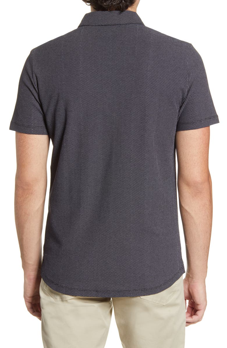 Robert Barakett Broderick Short Sleeve Knit Button-Up Shirt, Alternate, color,