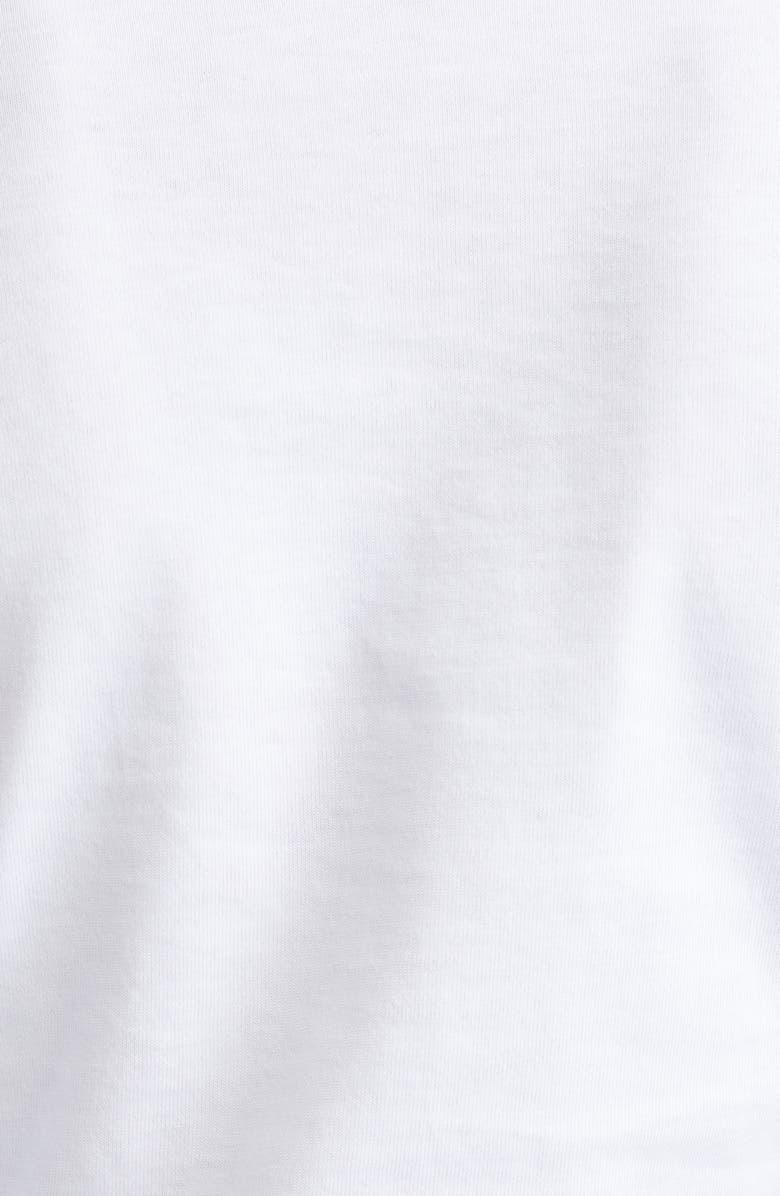 DIESEL<sup>®</sup> Metallic Oval D Cutout T-Shirt, Alternate, color, White