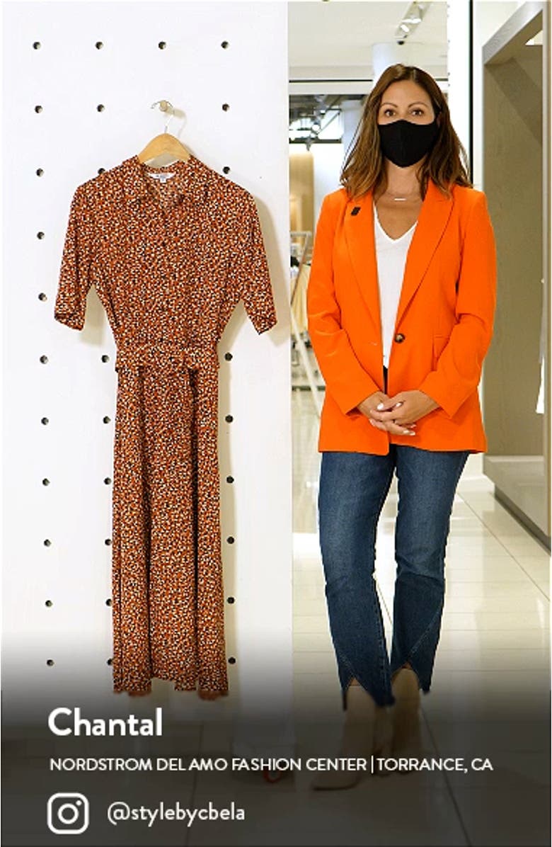 BB Dakota x Steve Madden Odessa Ditsy Animal Print Shirtdress, sales video thumbnail