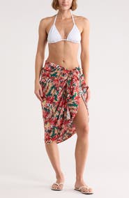 NORDSTROM RACK Printed Pareo