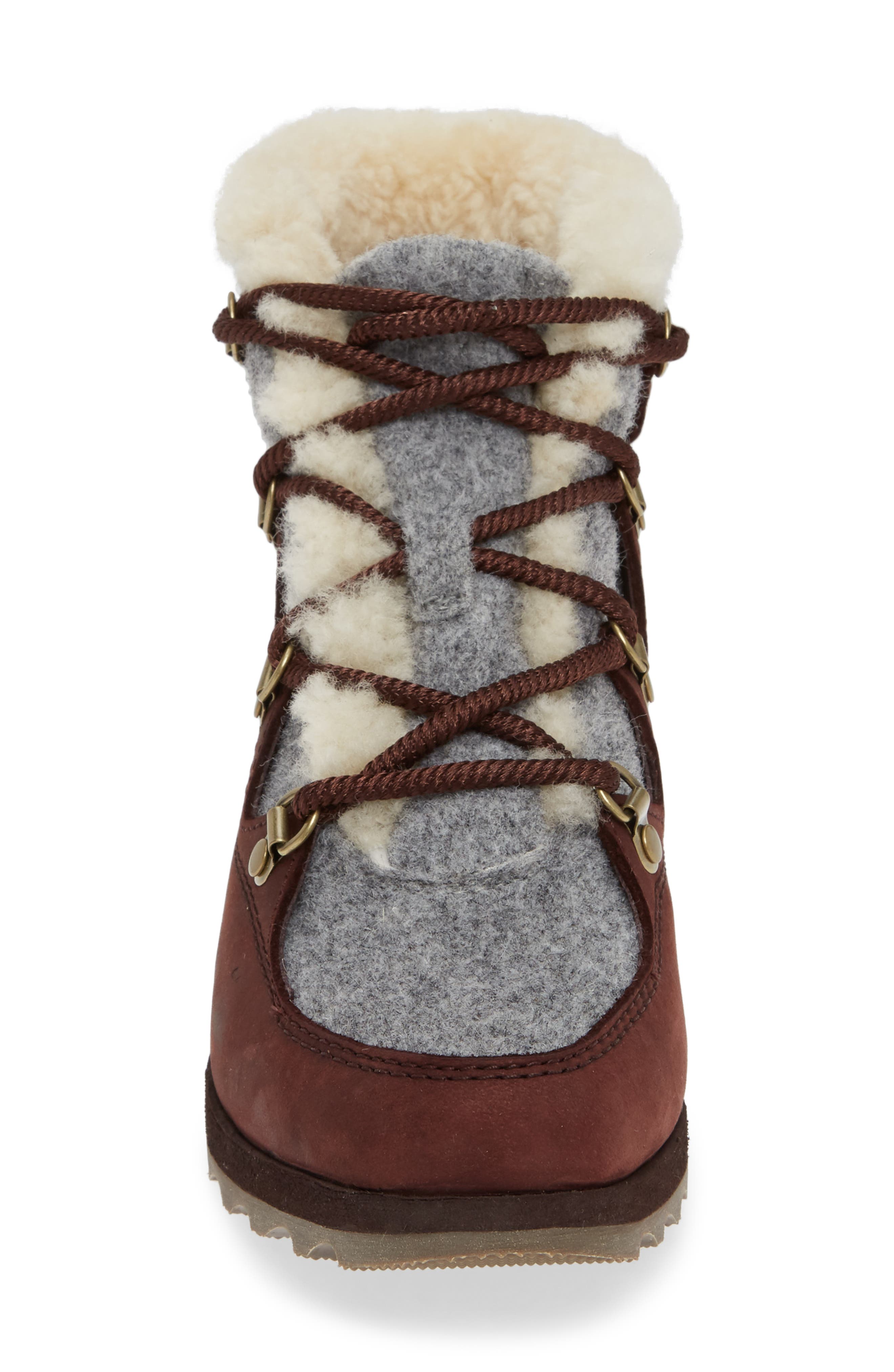 SOREL Sneakchic Alpine Holiday Waterproof Bootie, Alternate, color, 