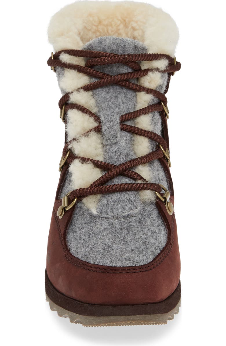 SOREL Sneakchic Alpine Holiday Waterproof Bootie, Alternate, color,