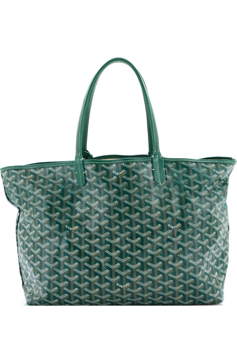 Pre-Owned Goyard Saint Louis Tote Coated Canvas PM, Main, color, Green
