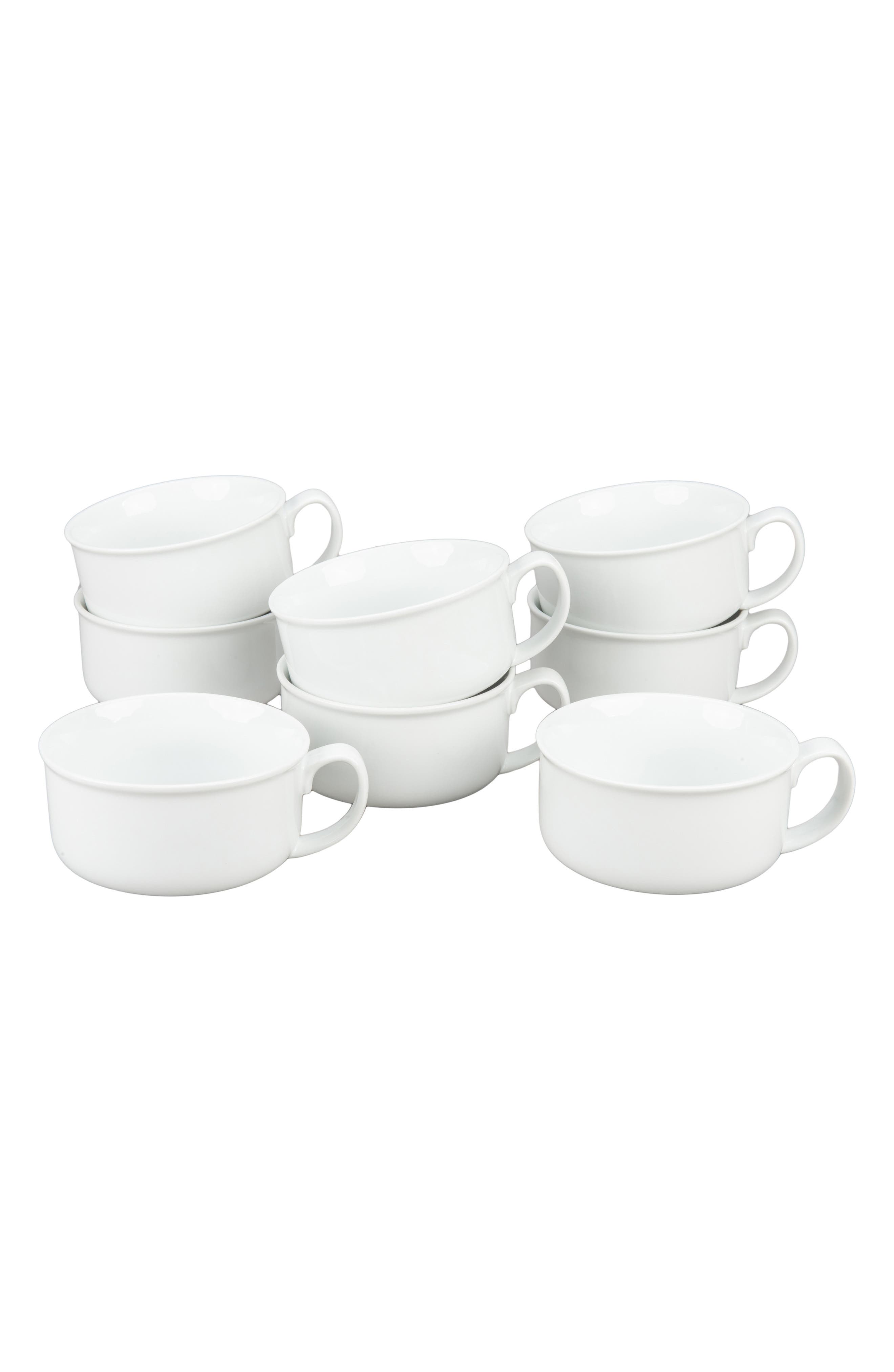 BIA Cordon Bleu Set of 8 Soup Bowls with Handles
