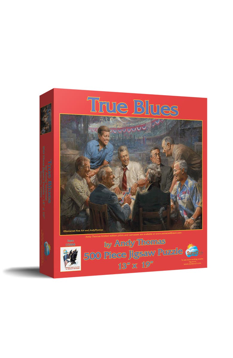 Sunsout True Blues 500 piece Jigsaw Puzzle for Adults, Main, color, Multicolor