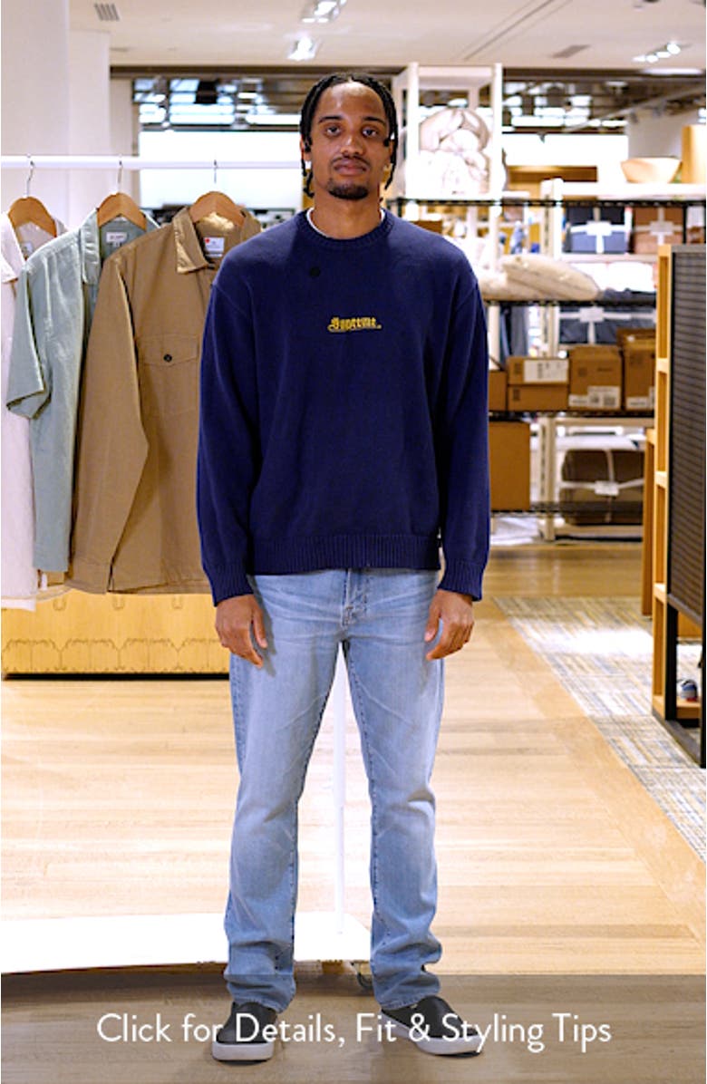 Everett Slim Straight Jeans, sales video thumbnail