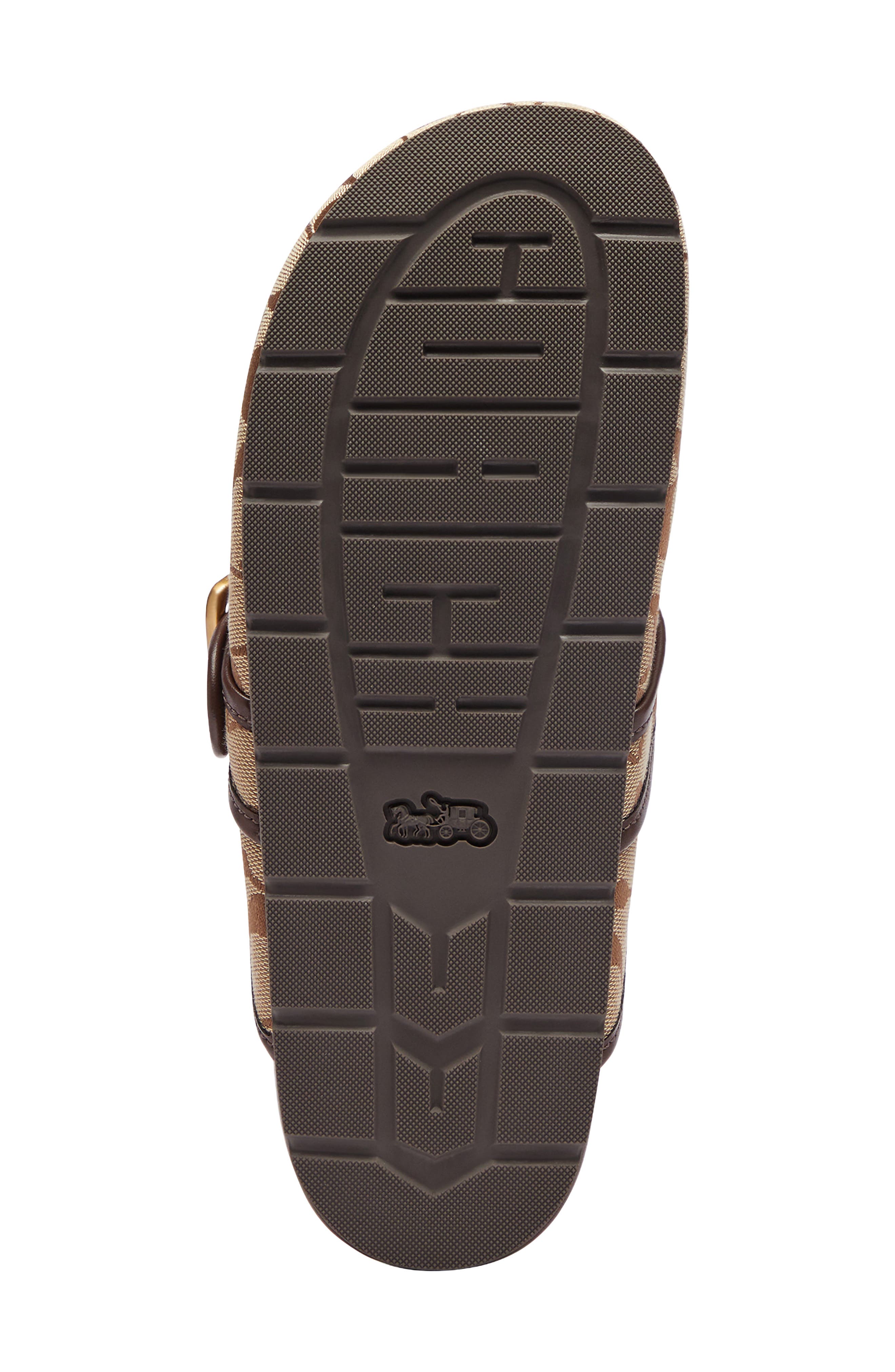 Archival Buckle Signature Sateen Jacquard Clog, Alternate, color, KHAKI/ MAPLE