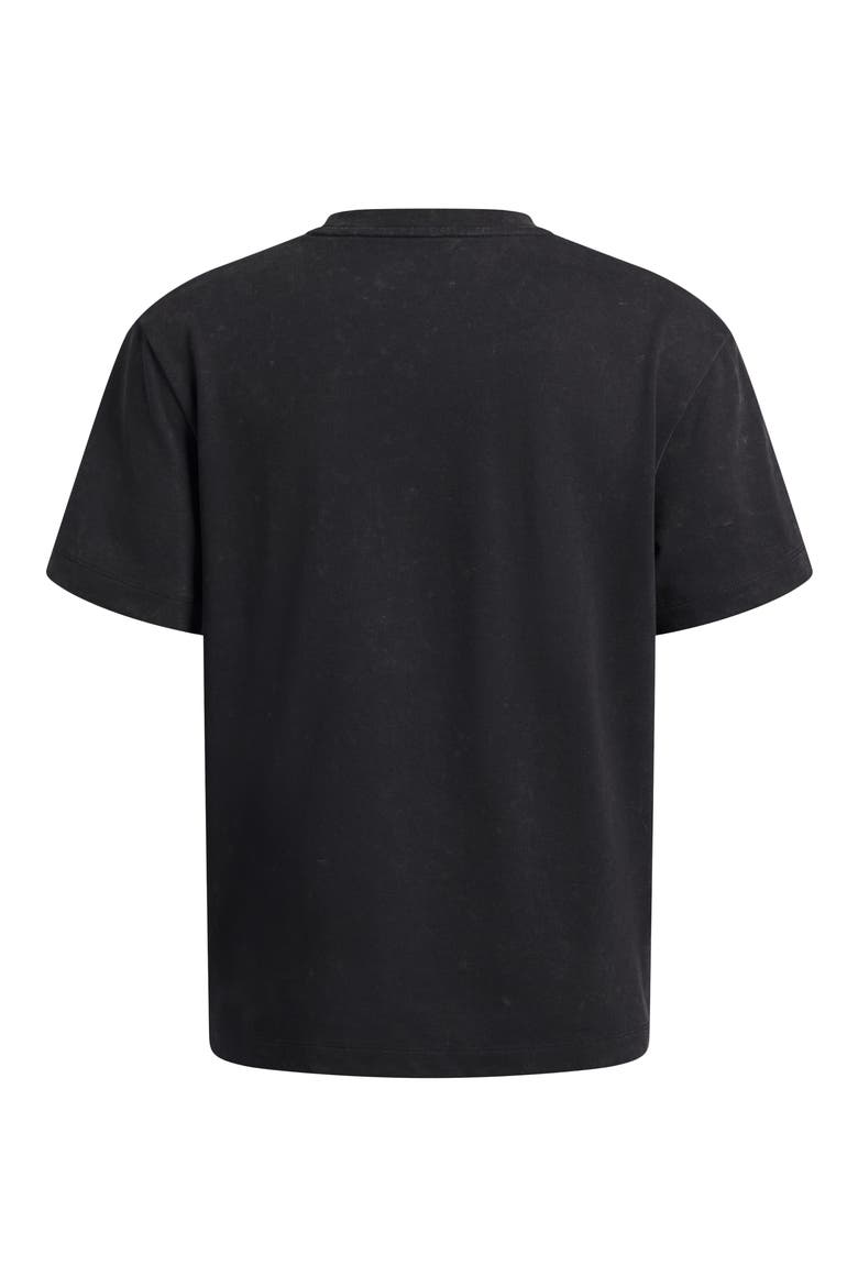 Kids' Washed Cotton Blend T-Shirt, Alternate, color, 001 BLACK