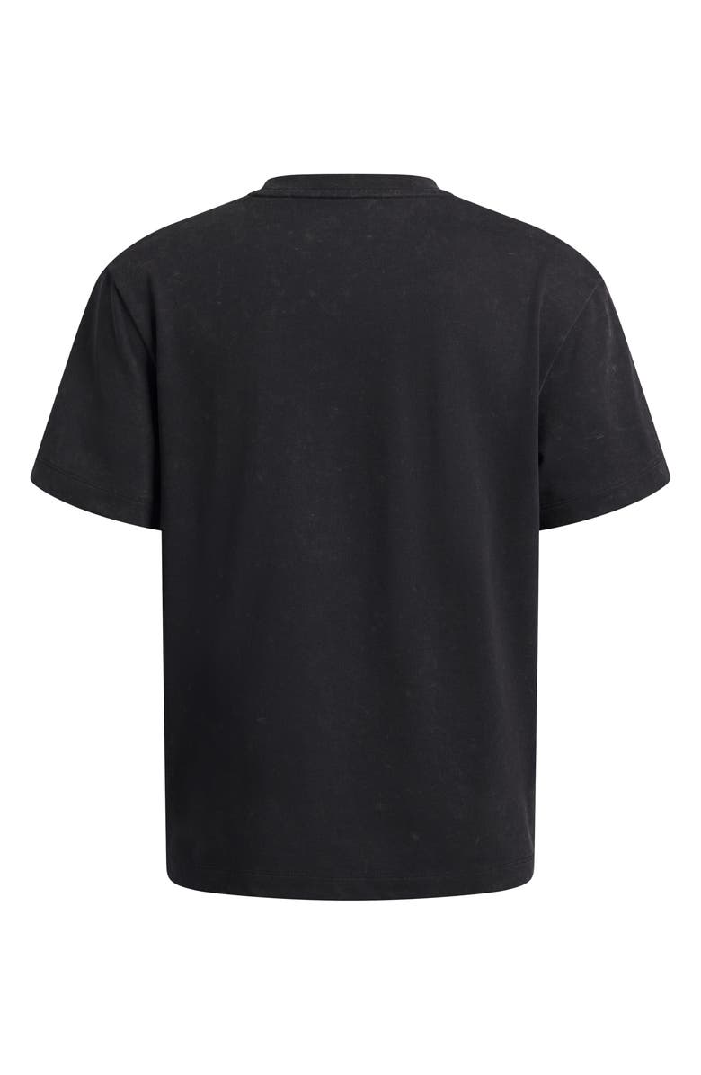Under Armour Kids' Washed Cotton Blend T-Shirt, Alternate, color, 001 Black
