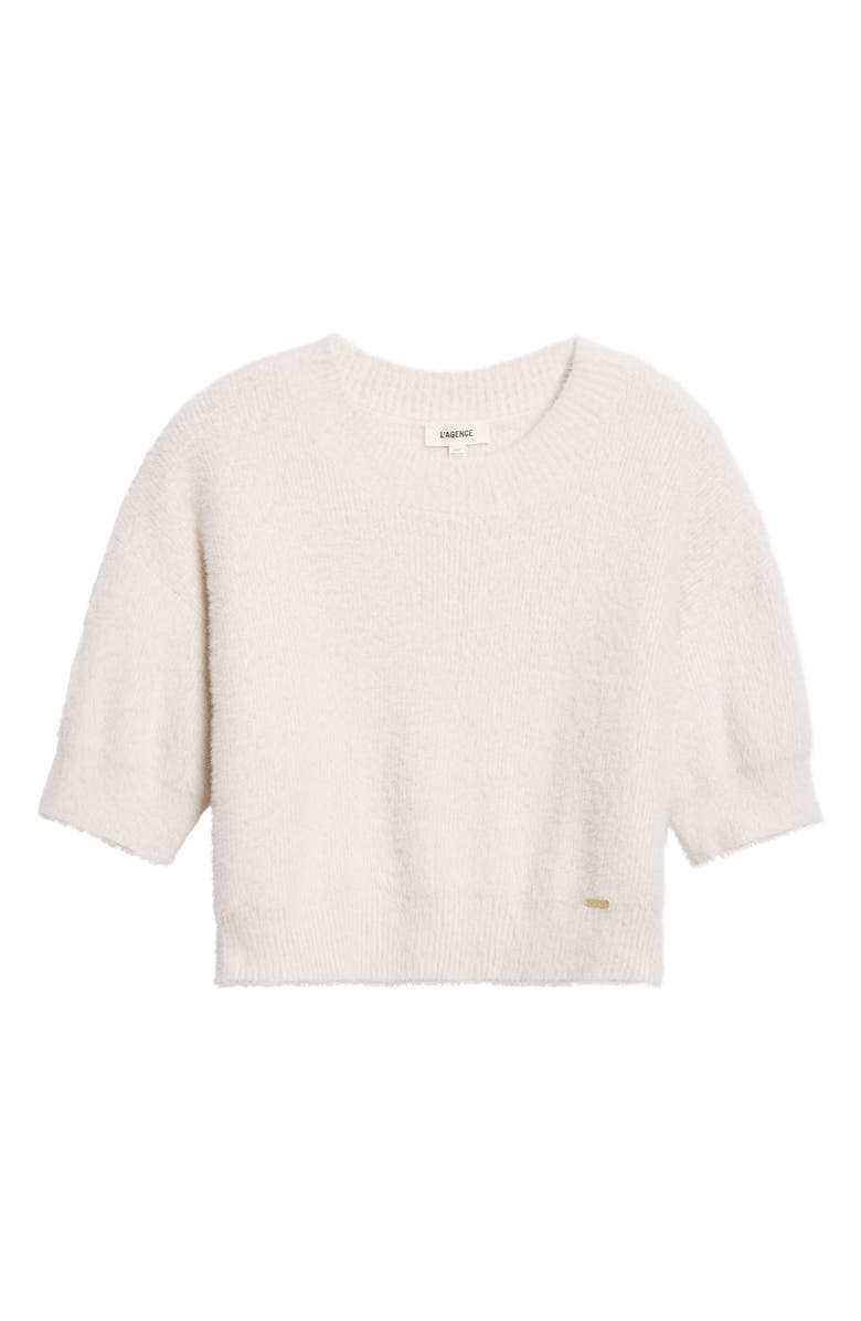 L'AGENCE Guinevere Elbow Sleeve Sweater, Alternate, color,