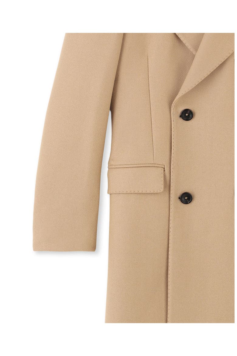 Ernesto Double-Breasted Wool Coat, Alternate, color, Camel
